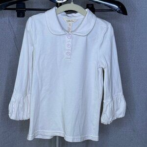 Matilda Jane - Girl's Long Bell Sleeve Polo Shirt - Size 6